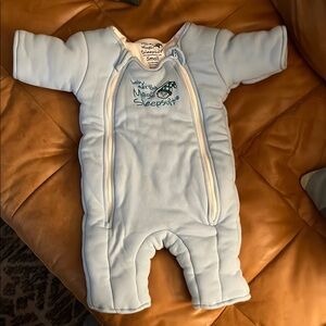 Baby Merlin magic sleep suit. Excellent condition 3-6 months blue